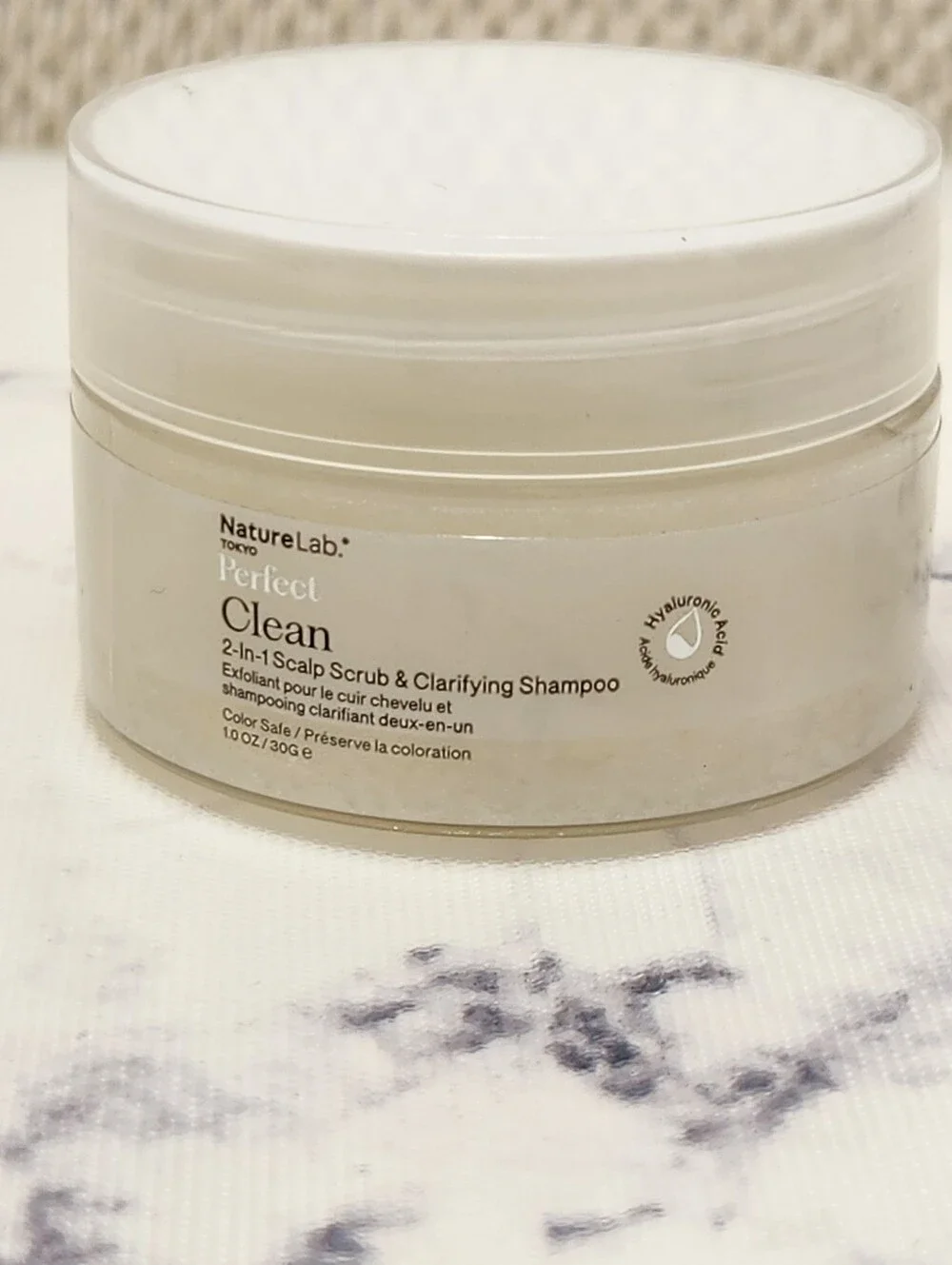 NatureLab Perfect Clean 2 in 1 Scalp Scrub & Clarifying Shampoo Travel Size 1 oz